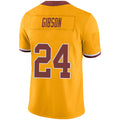 W.Commanders #24 Antonio Gibson Gold Stitched Player Vapor Game Football Jerseys