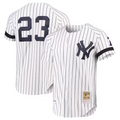 NY.Yankees #23 Don Mattingly Player White Cooperstown Collection Baseball Jerseys