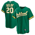 Athletics #20 Zack Gelof Player Green Home Replica Baseball Jerseys