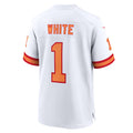 TB.Buccaneers #1 Rachaad White Player White Home Game Football Jerseys