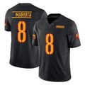W.Commanders #8 Marcus Mariota Player Black Vapor F.U.S.E. Limited Football Jerseys