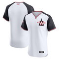 W.Nationals Blank Player White-Navy Alternate Elite Baseball Jerseys